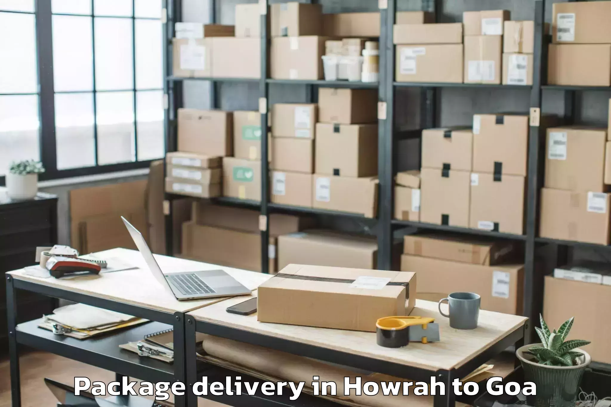 Leading Howrah to Colovale Package Delivery Provider